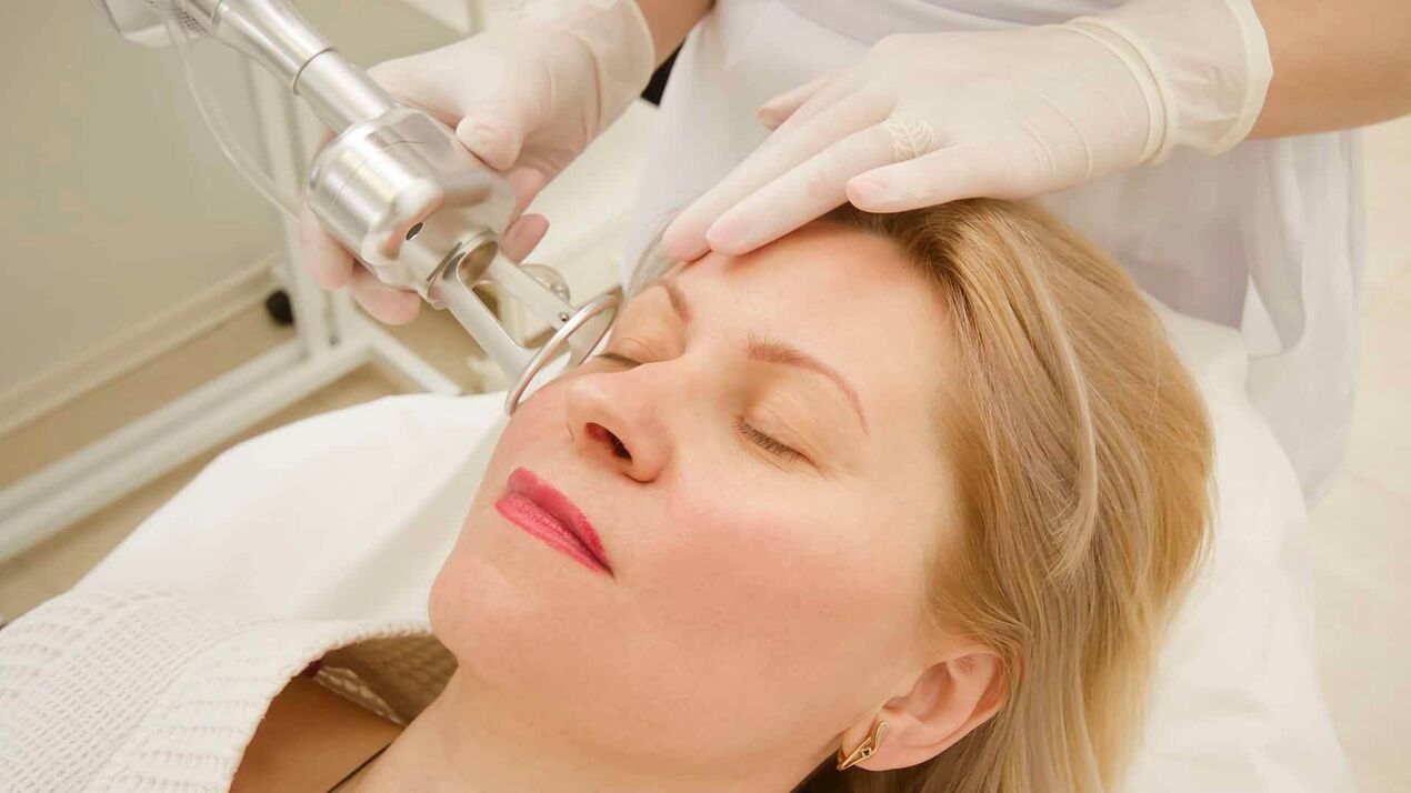 Tratamento a laser para rejuvenescimento da pele facial