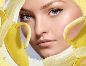máscara de banana para rejuvenescimento facial cody